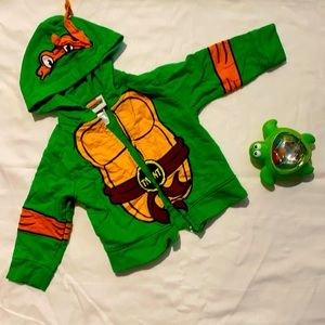 TMNT hoodie. Green Turtles